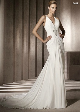 vestidos sencillos de novia