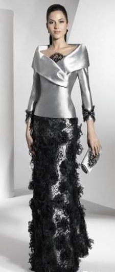 trajes elegantes madrinas