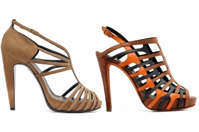 zapatos altos de verano