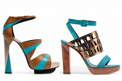 zapatos altos de verano