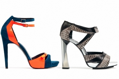 zapatos altos de verano