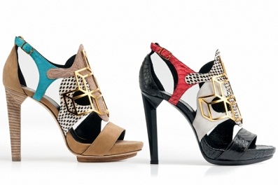 zapatos altos de verano