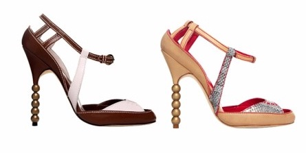 zapatos coloridos de moda