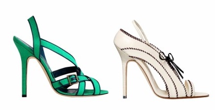 zapatos coloridos de moda