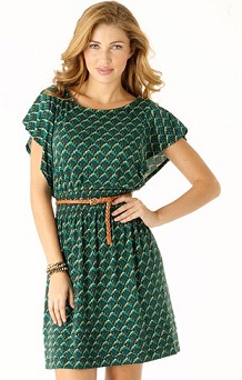 vestidos manga corta