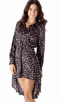 vestidos manga corta