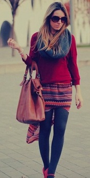 faldas largas de moda