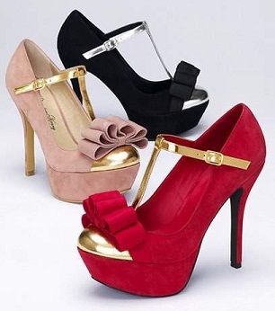 tacones de colores