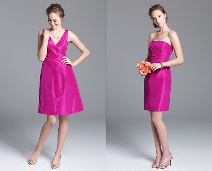 vestidos cortos damas de honor