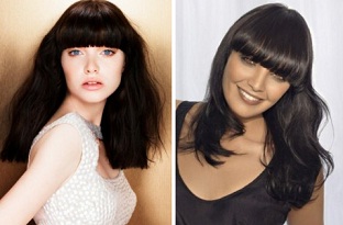 peinados con cerquillo