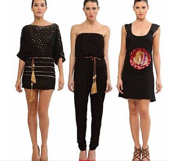 vestidos fucsias brillantes