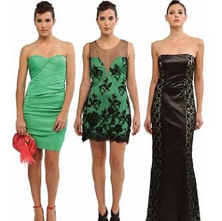 vestidos fucsias brillantes