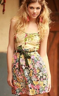 vestidos floreados