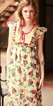 vestidos floreados