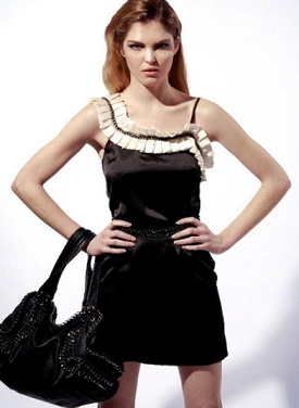 vestidos cortos asimétricos