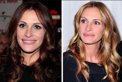 celebridades peinados