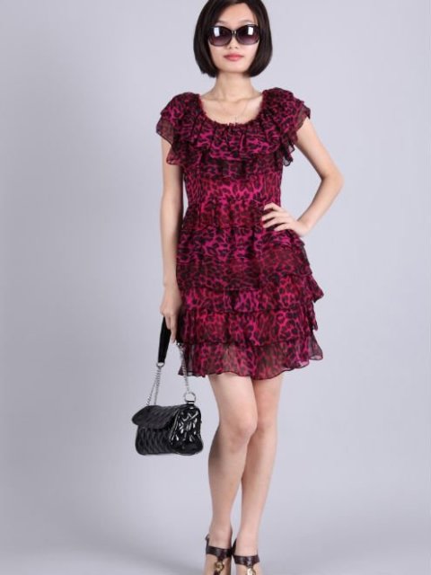 vestidos animal print