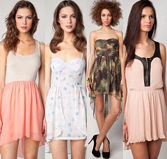 vestidos cortos elegantes