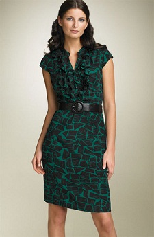 vestidos cortos para oficina