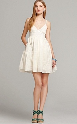 vestidos casuales con volantes
