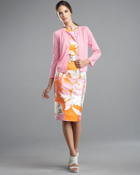 conjuntos modernos floreados