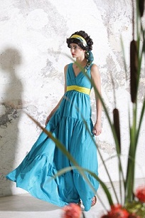 vestidos de fiesta color azul