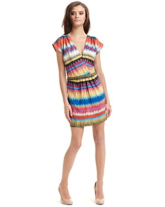 vestidos cortos estampados