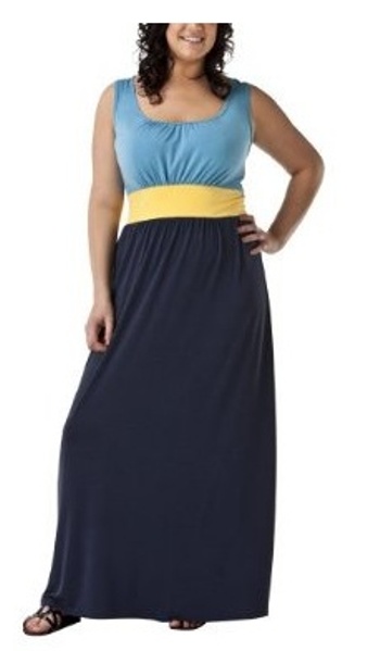 vestidos largos para rellenitas