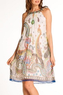 vestidos cortos estampados