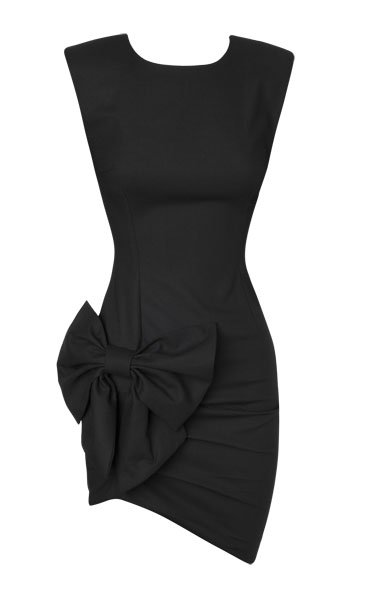 vestidos cortos color negro