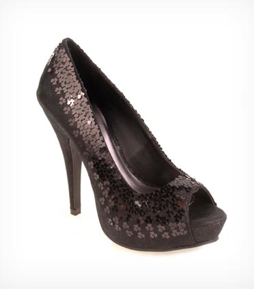 zapatos altos de fiesta