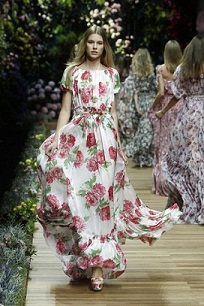 vestidos floreados
