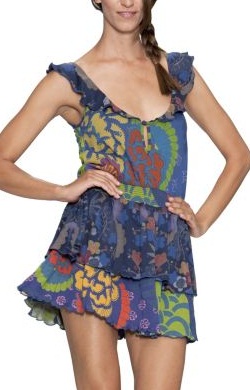 vestidos floreados 2012