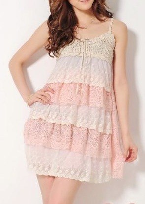 vestidos cortos con ruffles