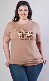 blusas gorditas manga corta