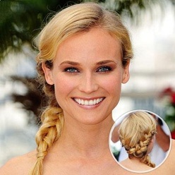 peinados casuales con trenzas