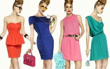 vestidos largos y cortos de moda