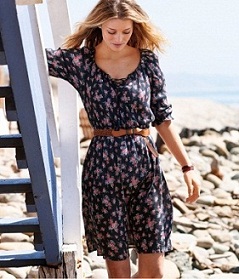 vestidos cortos floreados 