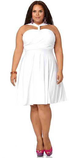 vestidos blancos gorditas