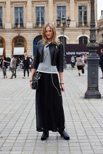 moda faldas largas
