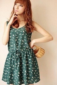 vestidos informales de moda 2012