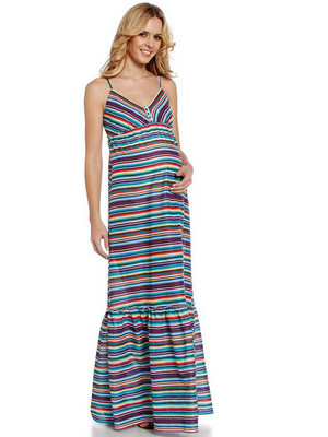 vestidos largos de maternidad