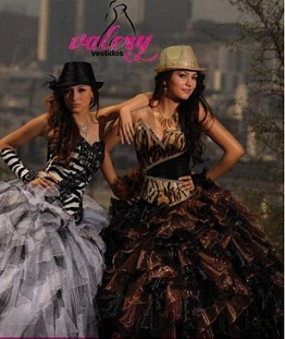 vestidos modernos de quince años