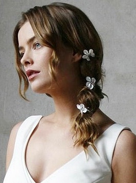 peinado sueltos para novias