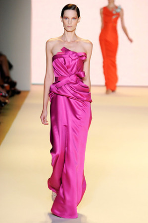 vestidos rojos de moda 2012