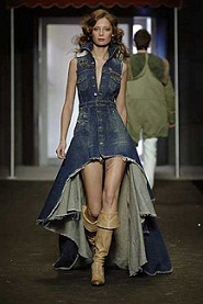 vestidos elegantes de jean