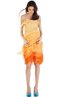 vestidos cortos modernos