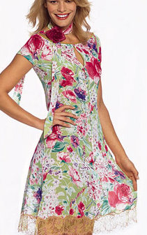 vestidos floreados