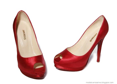 zapatos con brillos