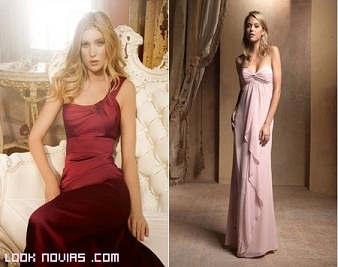 vestidos largos damas de honor